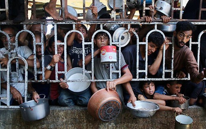 تظاهرة أمام مقر الأمم المتحدة للمطالبة بوقف تجويع غزة وإنهاء الإبادة الجماعية