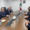 وزير الخارجية والمغتربين يوسف رجي يلتقي ممثل الأمين العام لجامعة الدول العربية السفير حسام زكي
