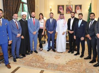بخاري استقبل صليبا على رأس وفد