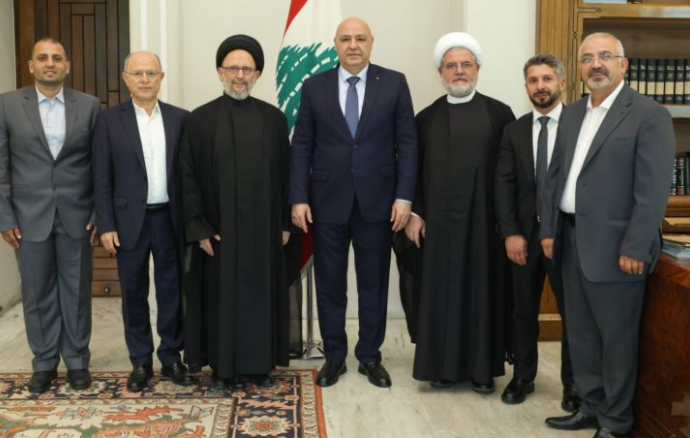 الرئيس عون استقبل العلامة علي فضل الله