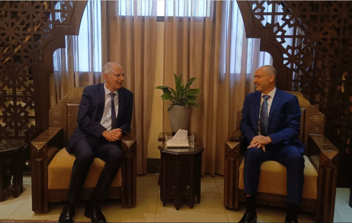 محافظ الجنوب استقبل سفير فرنسا