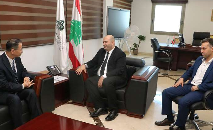 وزير الصحة استقبل السفير الصيني