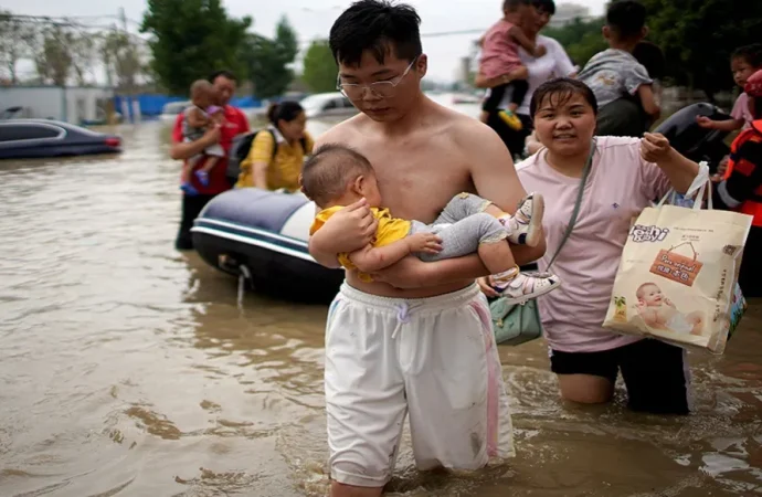 10 قتلى جراء الفيضانات في شمال غرب الصين