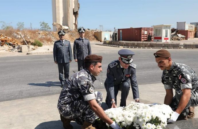 قوى الأمن تكرّم شهداء انفجار مرفأ بيروت