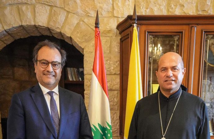 الأباتي محفوظ يستقبل السفير ربيع الشاعر: تكريم وتمنيات بالنجاح في مهمّته الديبلوماسية