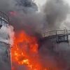إخماد حريق إندلع في مصفاة نوفوشاختينسك الروسية