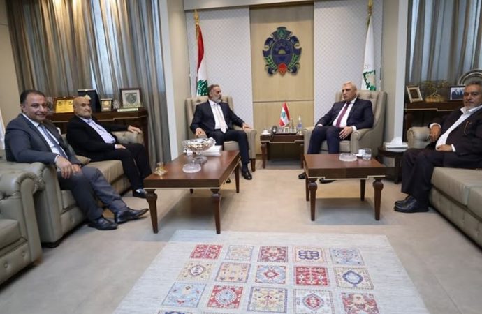 اللواء شقير عرض الاوضاع مع الشيخ الضاهر