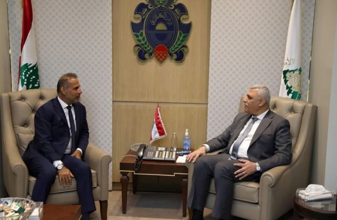 اللواء شقير استقبل سفير سلطنة عمان