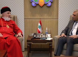 اللواء شقير استقبل البطريرك مار آوا الثالث روئيل
