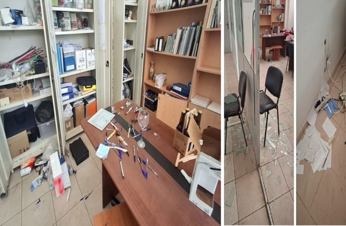 تعرّض المركز الزراعي في البترون للتخريب