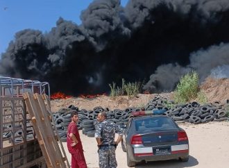 حريق كبير للإطارات المطاطية في طرابلس ومناشدات لتحديد هوية الفاعلين!