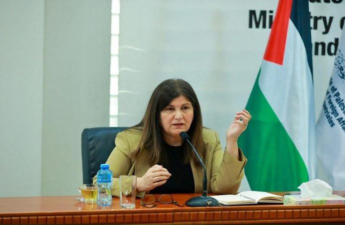 وزيرة الخارجية الفلسطينية من روما: ما يحصل في الأراضي الفلسطيني كان ليسبب انتفاضة في العالم لو حصل في بلد آخر