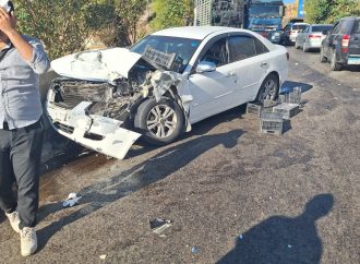 التحكم المروريّ: ٧ جرحى نتيجة تصادم بين ٥ مركبات على طريق عام المريجات