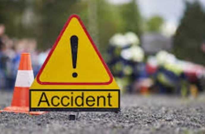 حادث تصادم بين 5 سيارات