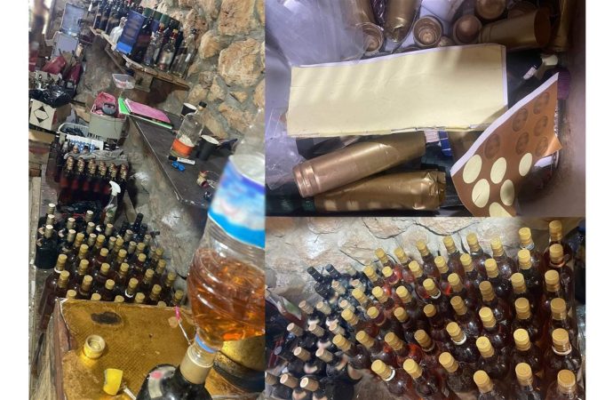 ضبط معمل لتعبئة الكحول المغشوش في كسروان وتوقيف أحد المتورطين بالجرم المشهود