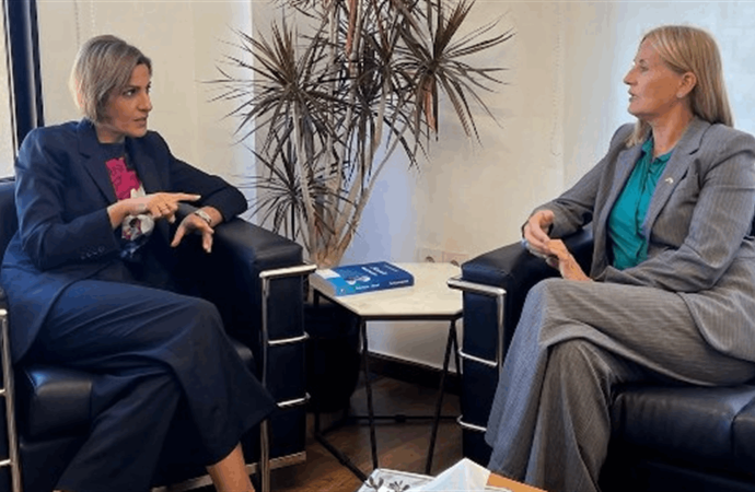 الزين عرضت مع سفيرة النروج سبل دعم أولويات وزارة البيئة