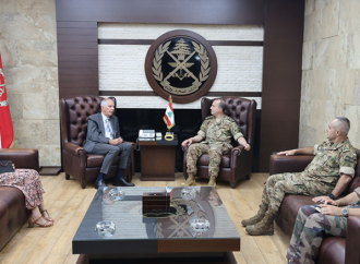 قائد الجيش استقبل السفير الفرنسي والملحق العسكري الأميركي